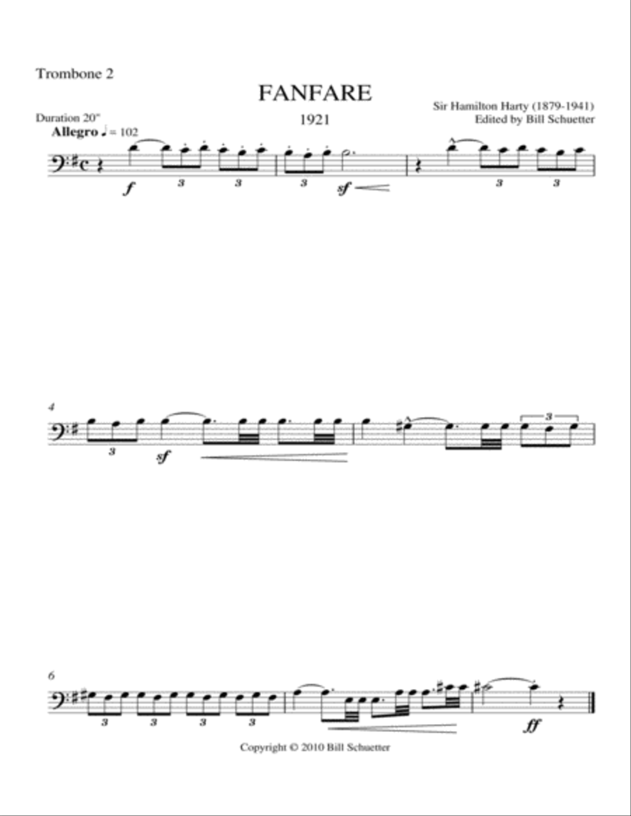 Fanfare Trombone Quartet scores gallery preview page 3