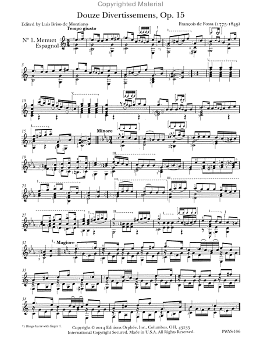 12 Divertissemens Op. 15 Chamber Music scores gallery preview page 2