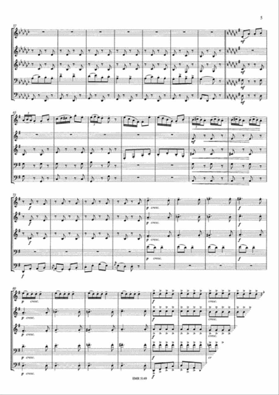 Cancan Brass Ensemble scores gallery preview page 5