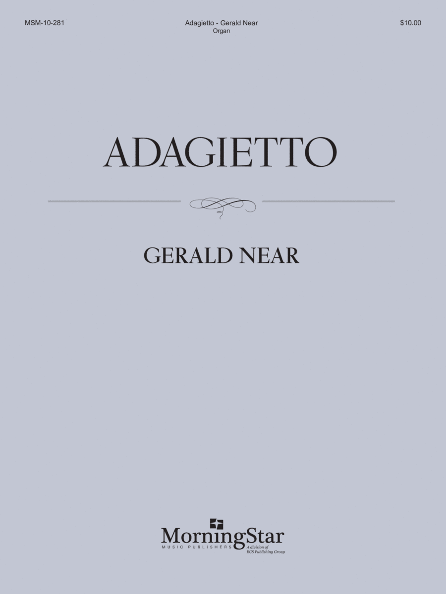 Adagietto Organ scores gallery preview page 1