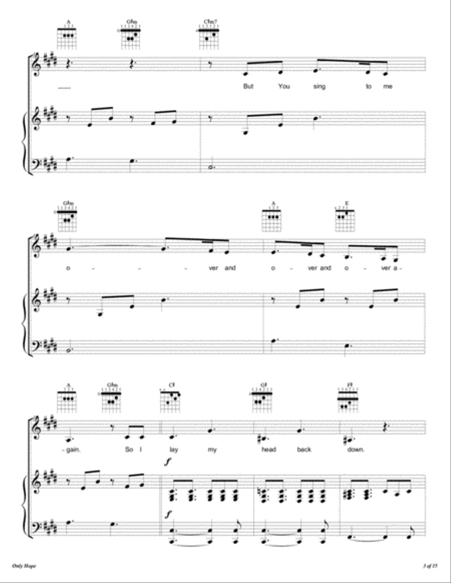 Only Hope Only Hope Voice scores gallery preview page 4