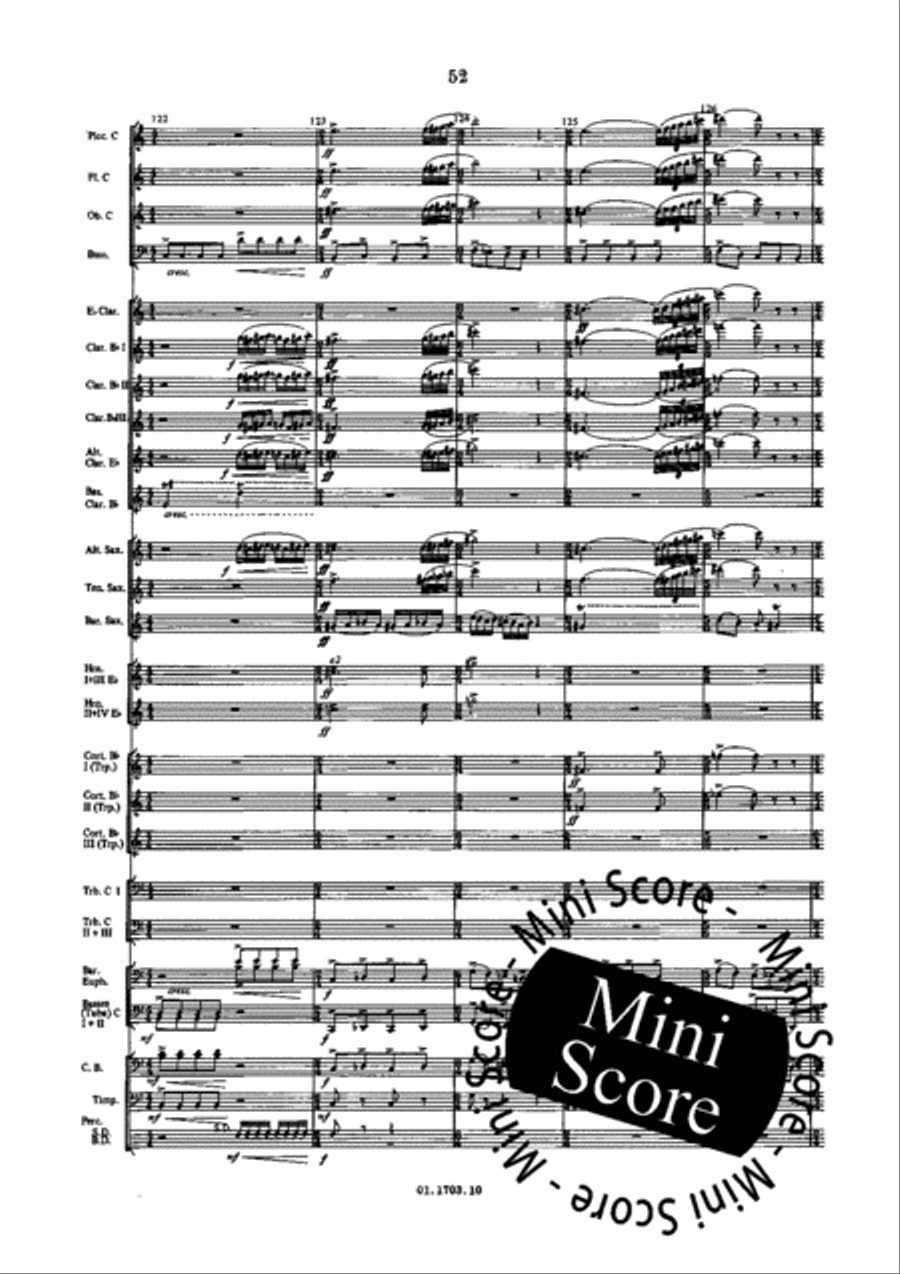 Windmusic Opus 123 Concert Band scores gallery preview page 58