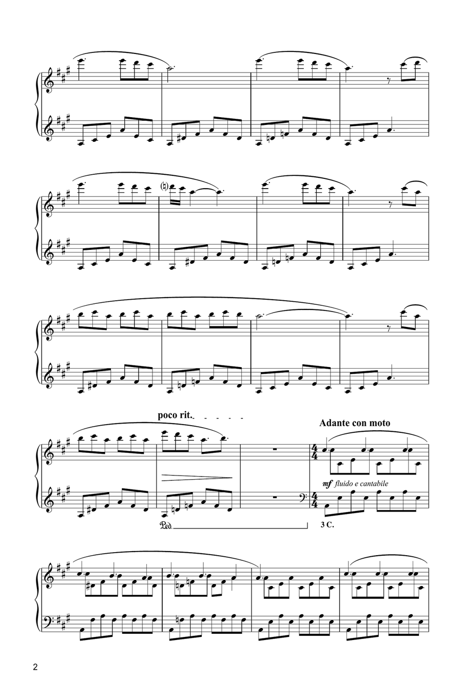 Password Piano Solo scores gallery preview page 2