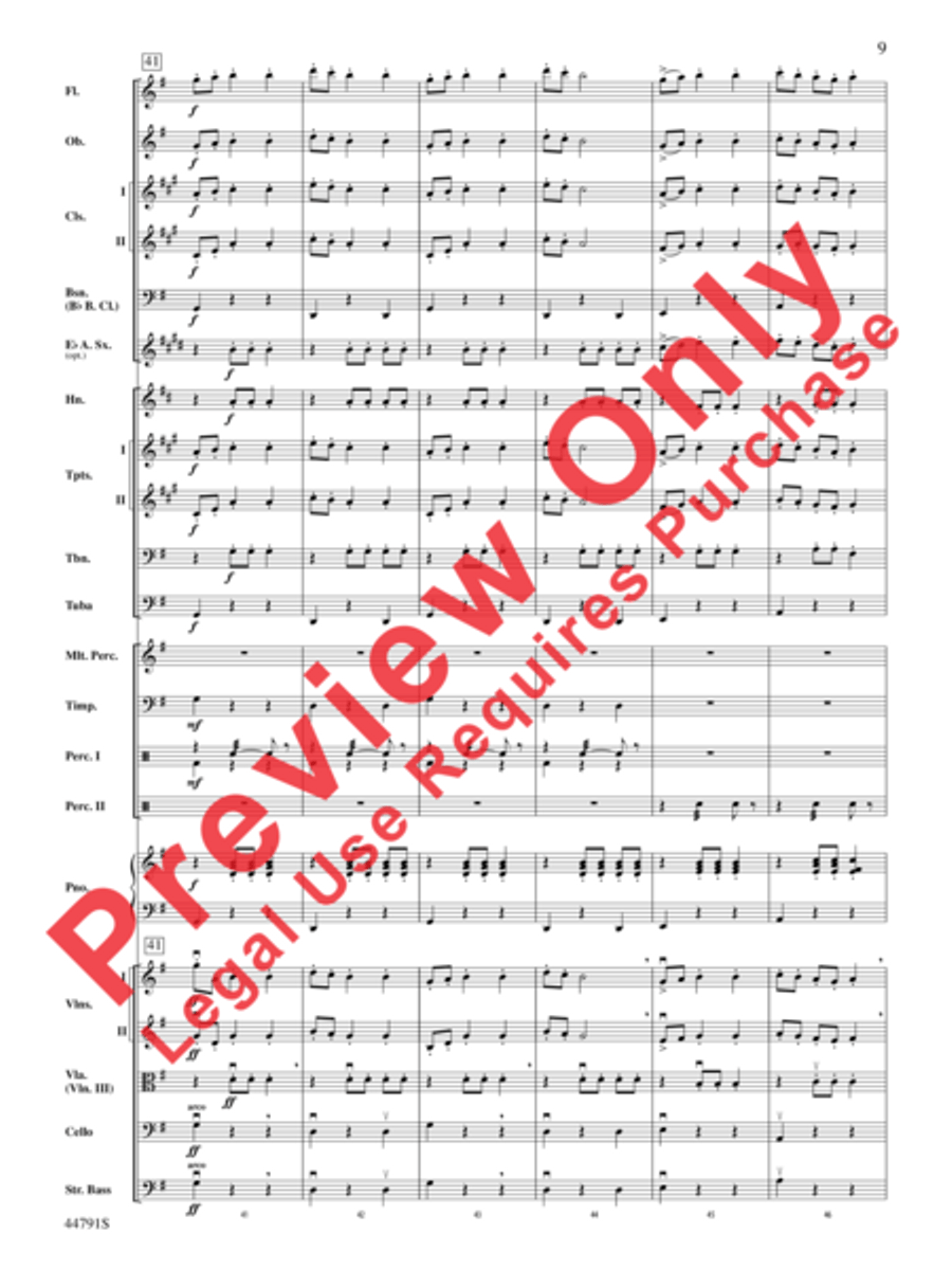 Danse des Ghazies Danse des Ghazies Full Orchestra scores gallery preview page 10