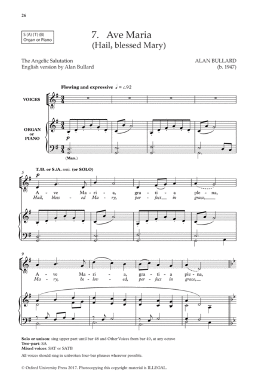 The Oxford Book of Easy Flexible Anthems Choir scores gallery preview page 6