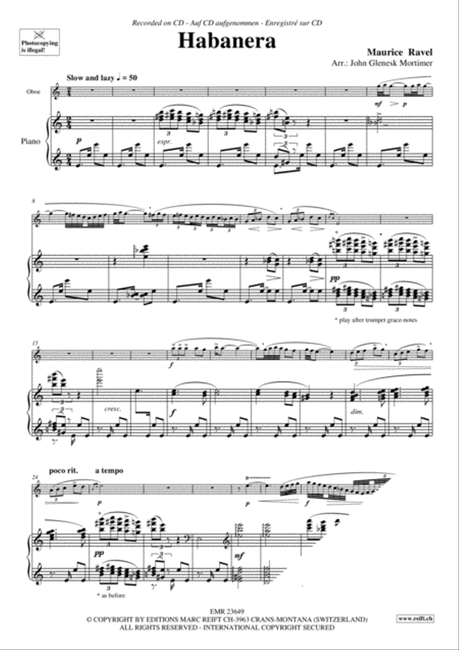 Habanera Piano Accompaniment scores gallery preview page 3