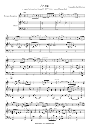 Arioso (soprano sax & piano) - INT