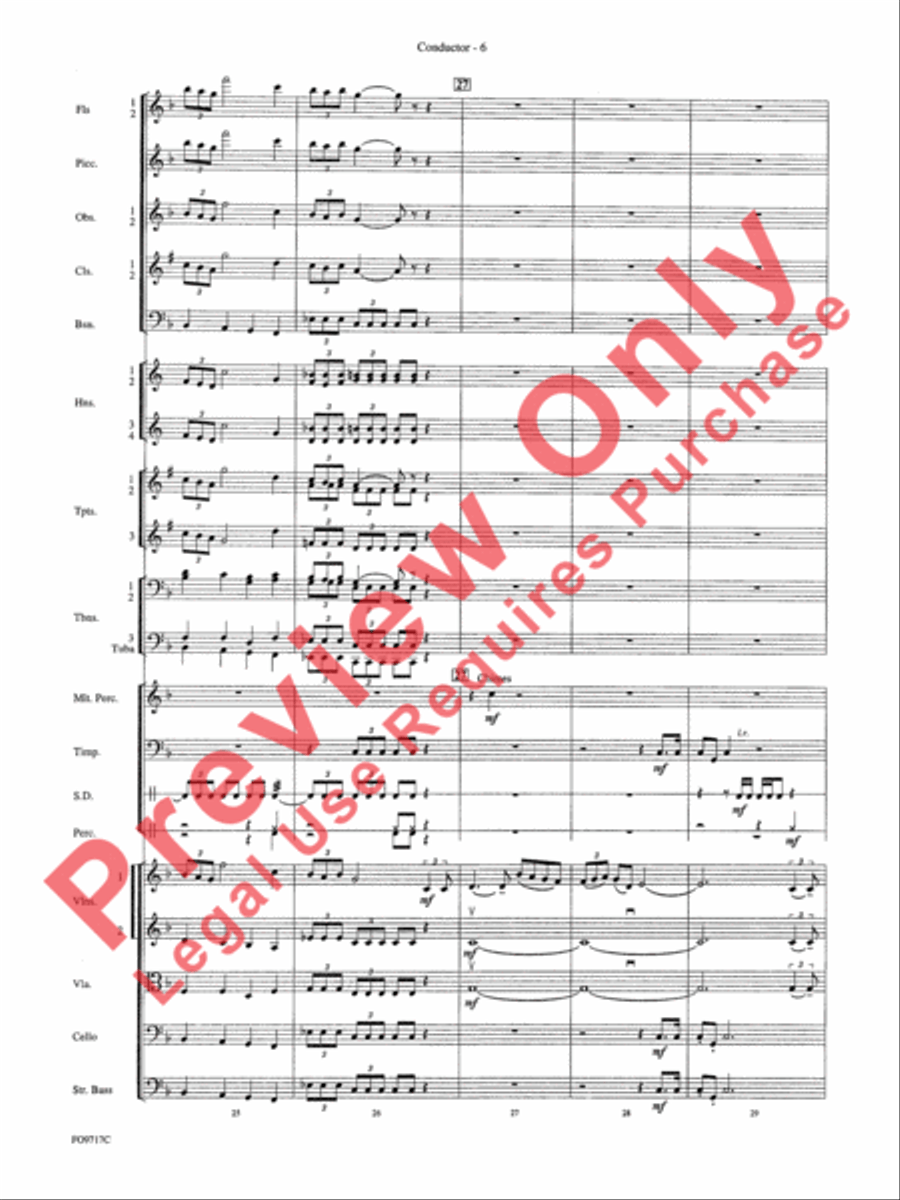 Star Wars (Main Theme) Star Wars (Main Theme) Full Orchestra scores gallery preview page 8