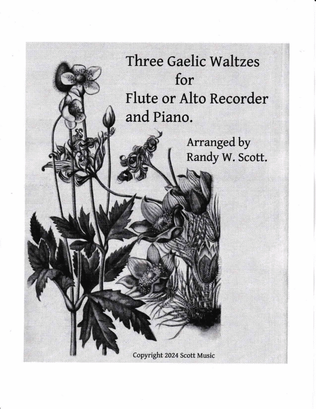 Three Gaelic Waltzes for Flute or Alto Recorder and Piano
