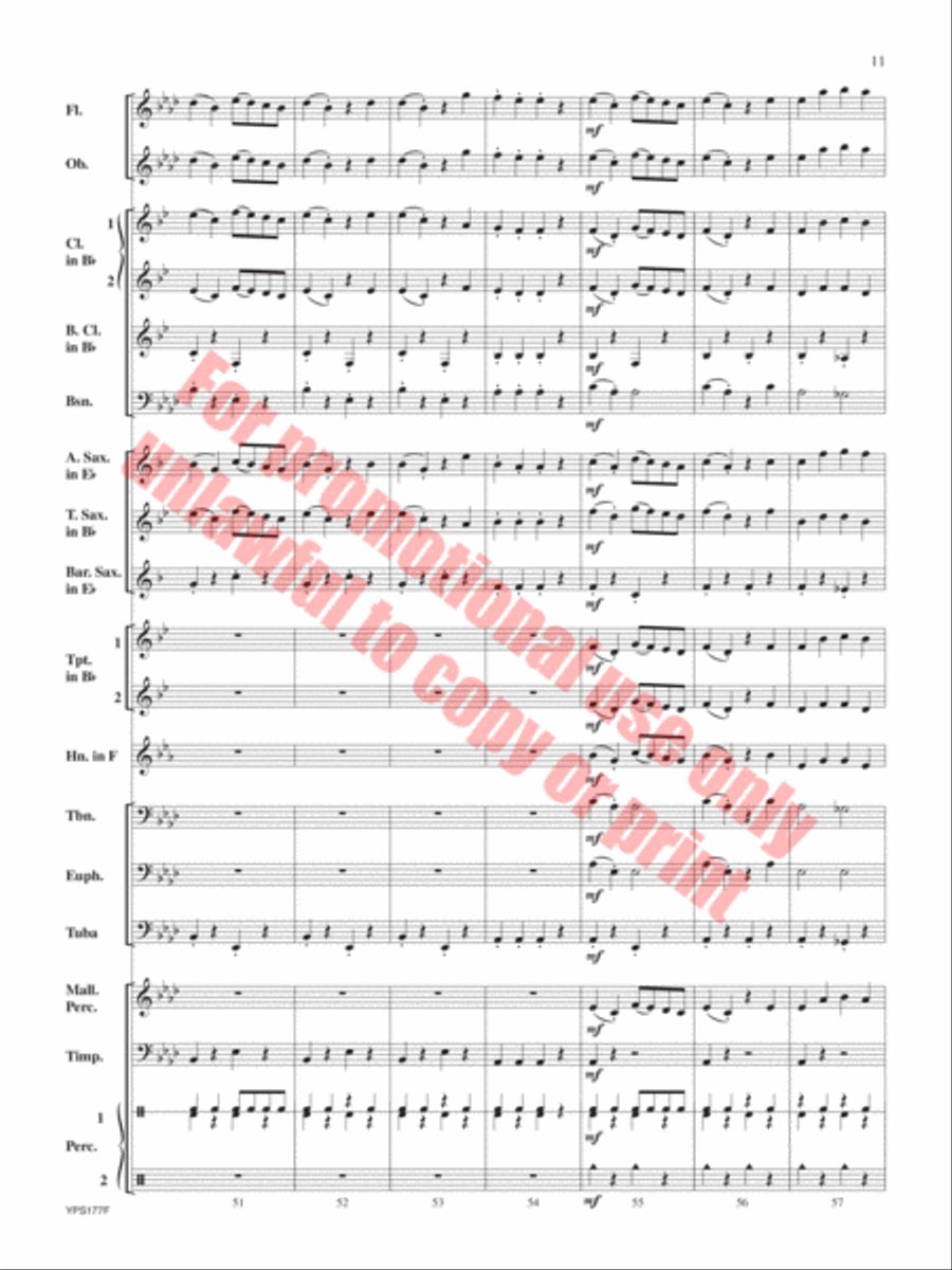 Feuerfest Feuerfest Concert Band scores gallery preview page 12