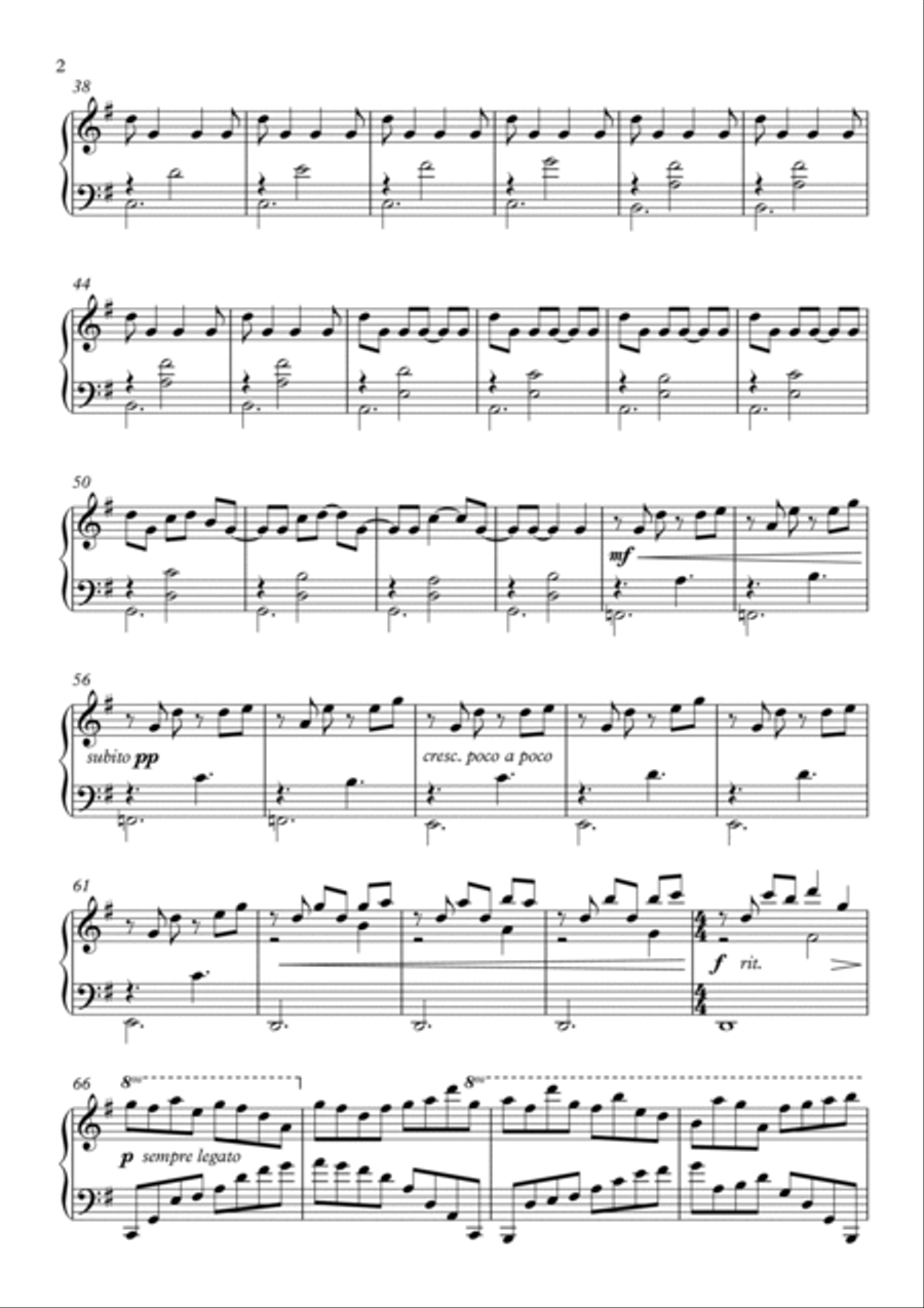 Lullaby For Mice Easy Piano scores gallery preview page 2