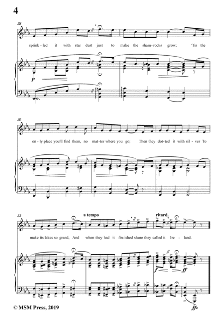 Ernest R. Ball-Little Bit of Heaven,in g minor,for Voice and Piano