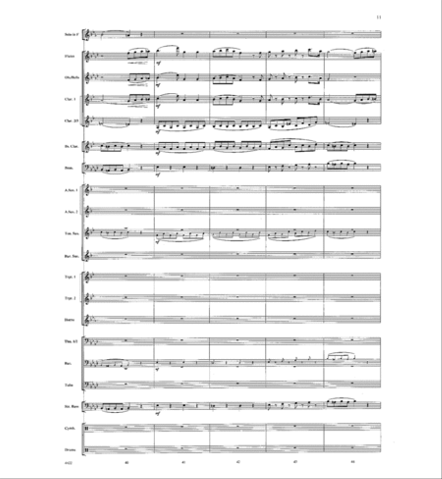 Romanza Concert Band scores gallery preview page 10