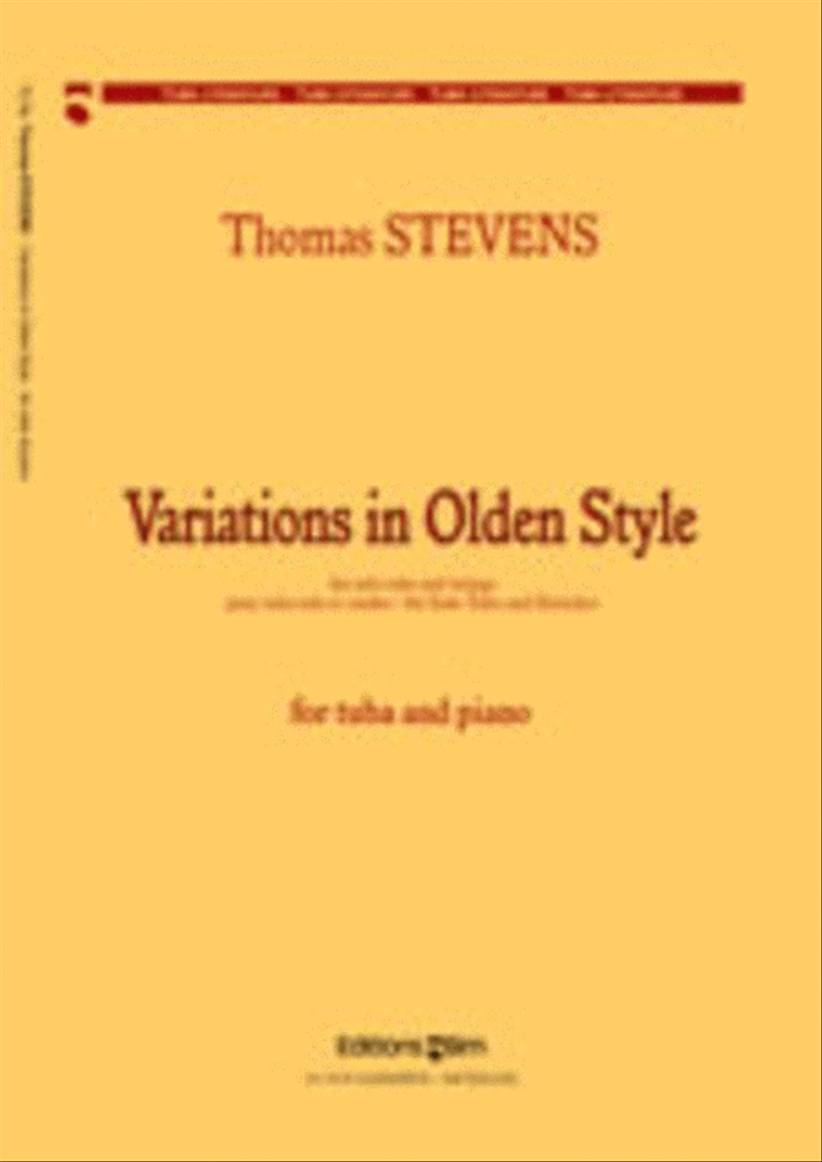 Variations in Olden Style Tuba scores gallery preview page 1