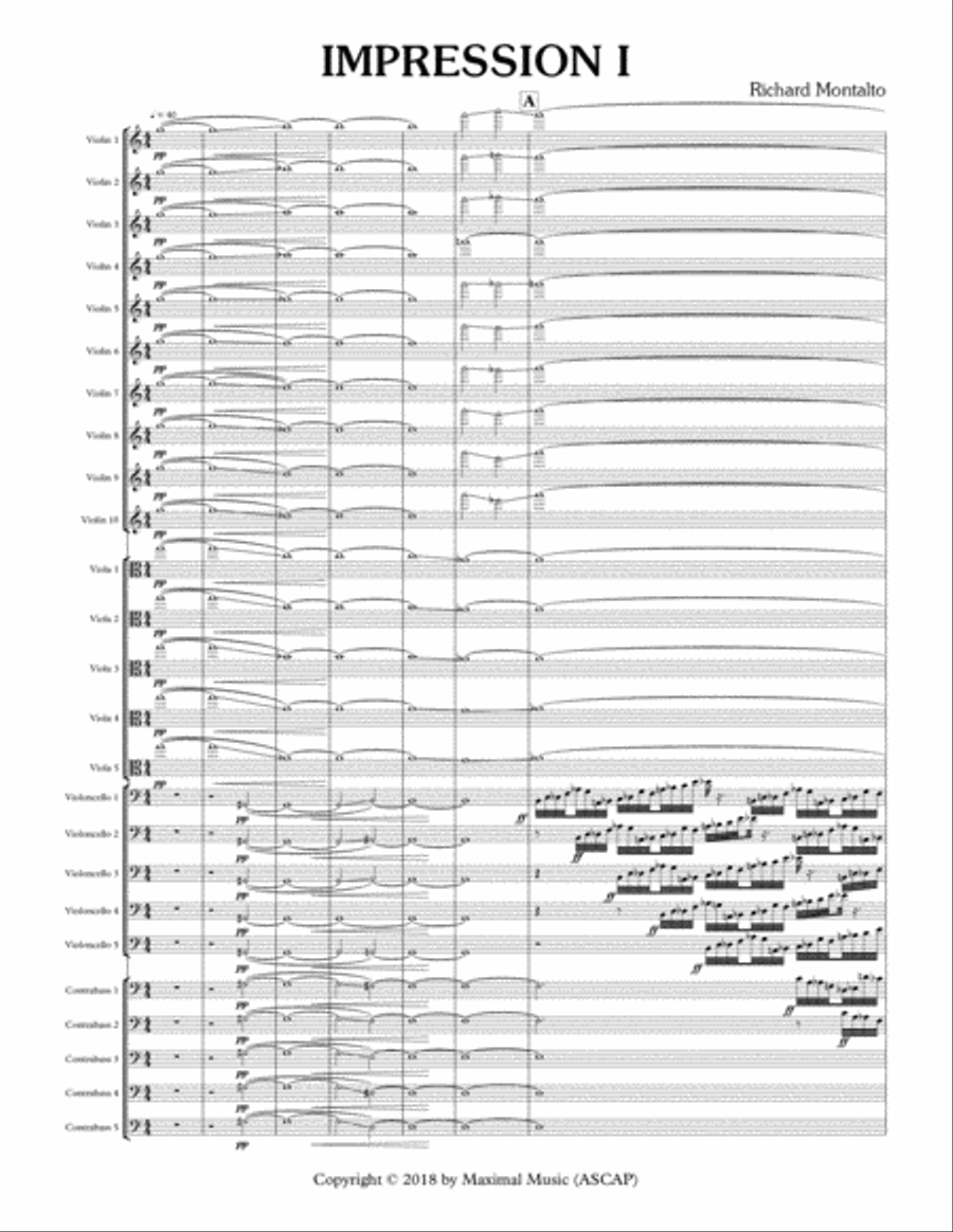 Impression I Impression I Cello scores gallery preview page 2