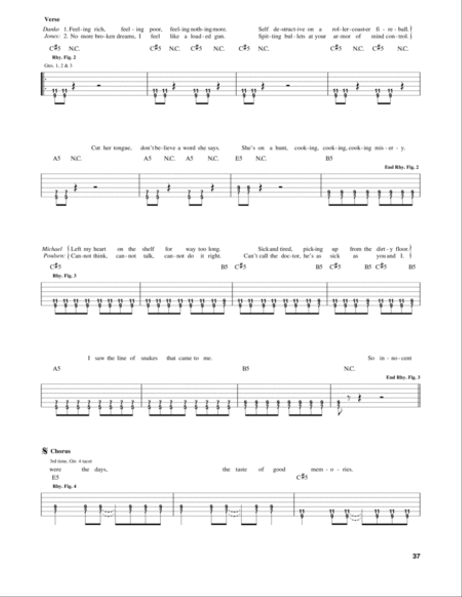 Black Rose Electric Guitar scores gallery preview page 2