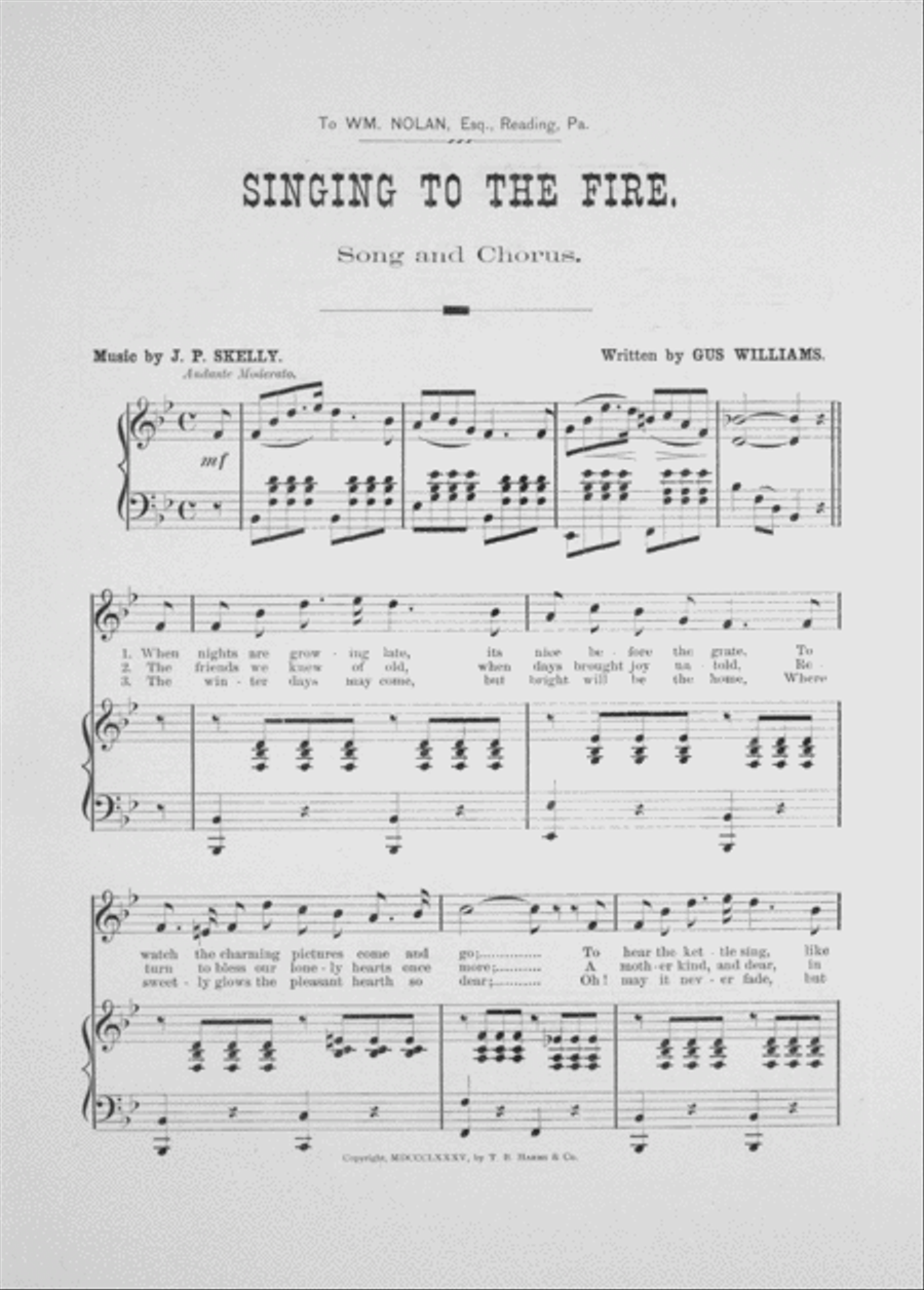 Singing to the Fire. Song & Chorus Choir scores gallery preview page 2