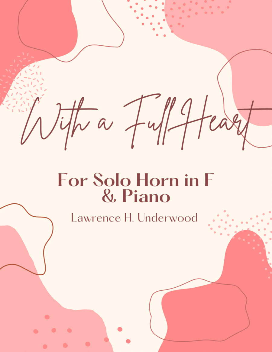 With a Full Heart Horn scores gallery preview page 1