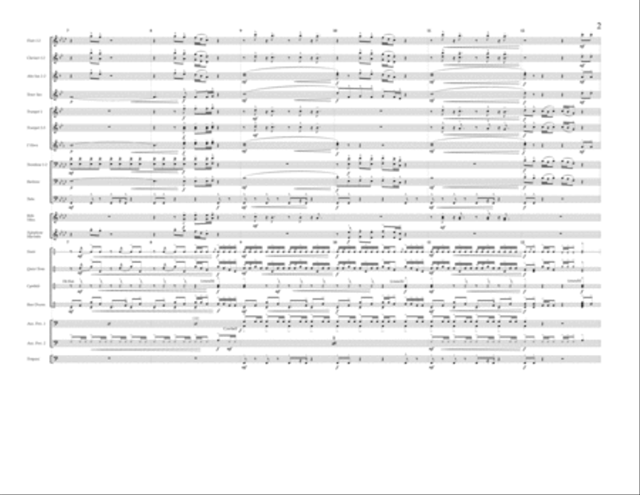 That's My Girl - Full Score Marching Band scores gallery preview page 2