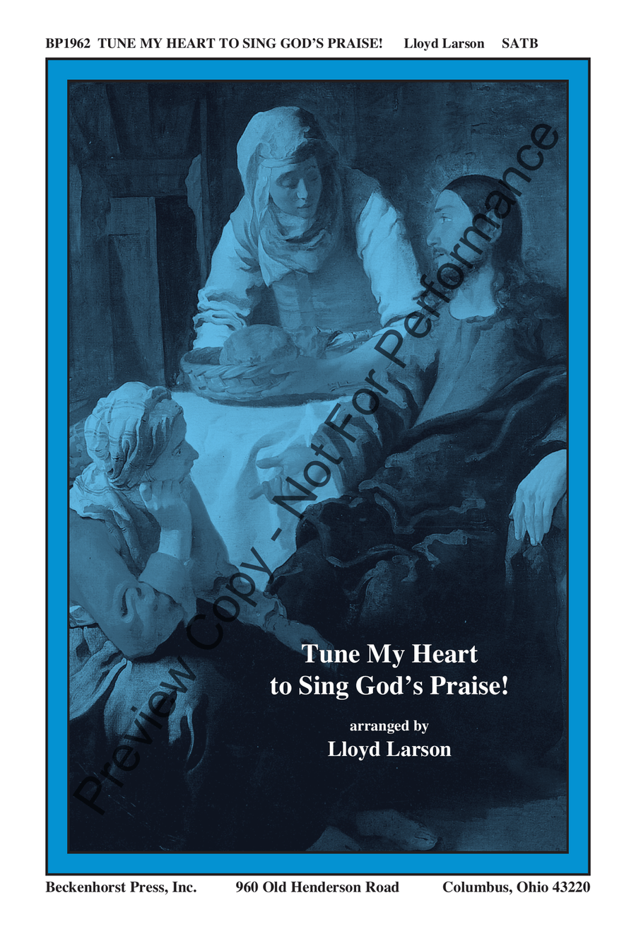 Tune My Heart to Sing God's Praise 4-Part scores gallery preview page 2