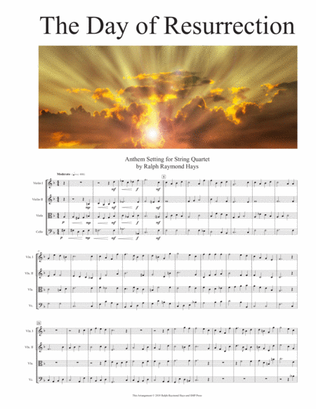 Book cover for The Day of Resurrection (for String Quartet)
