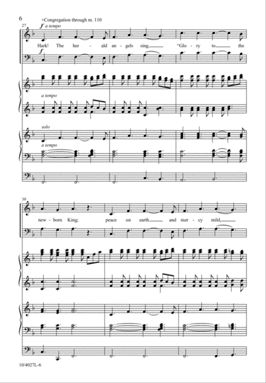 Joyful, All Ye Nations, Rise! 3-Part scores gallery preview page 7