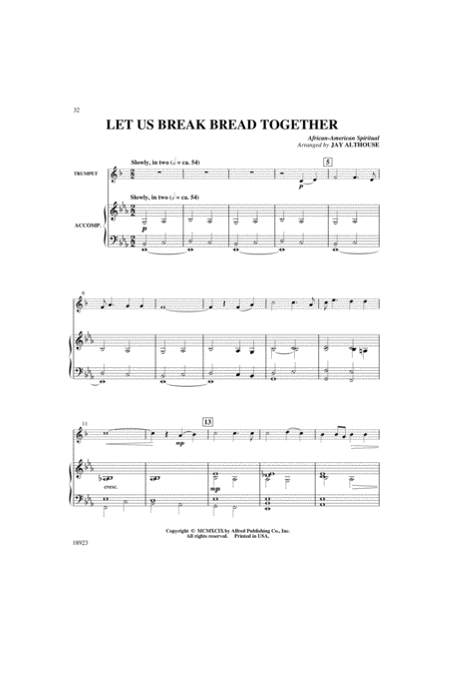 The Sacred Trumpet Soloist Cornet scores gallery preview page 4