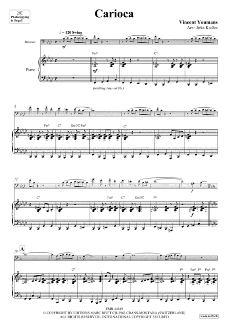 Carioca Bassoon Solo scores gallery preview page 4