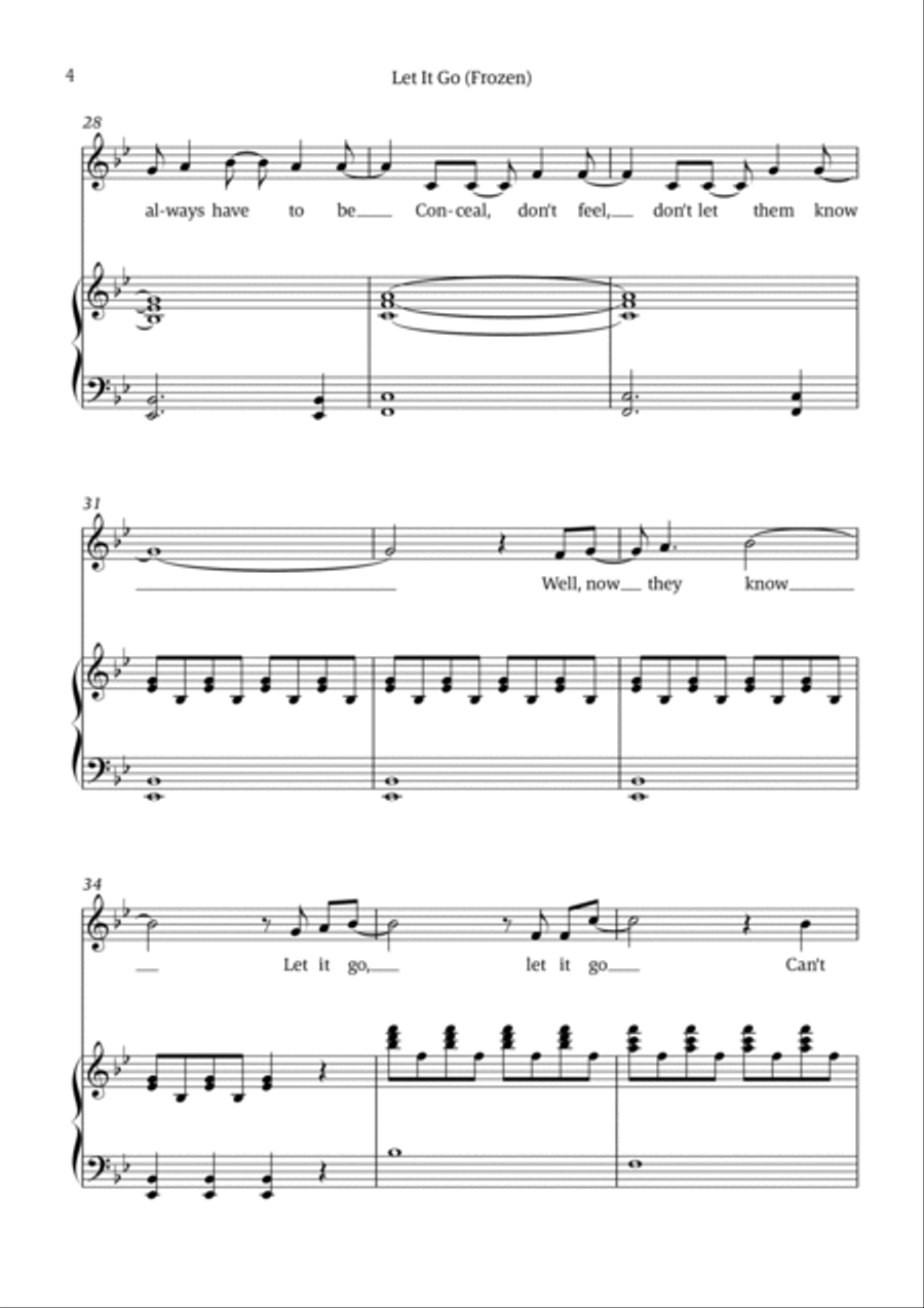 Let It Go Chamber Music scores gallery preview page 4