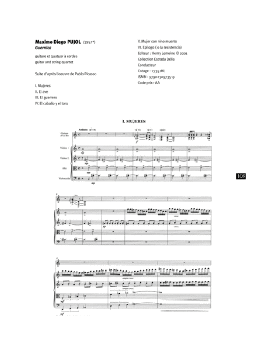 Guernica Guernica Cello scores gallery preview page 2