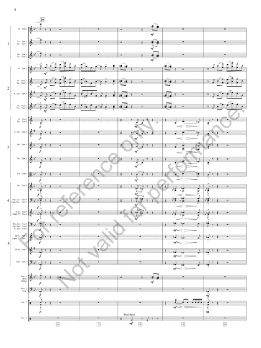 Emperata Overture Emperata Overture Concert Band scores gallery preview page 9