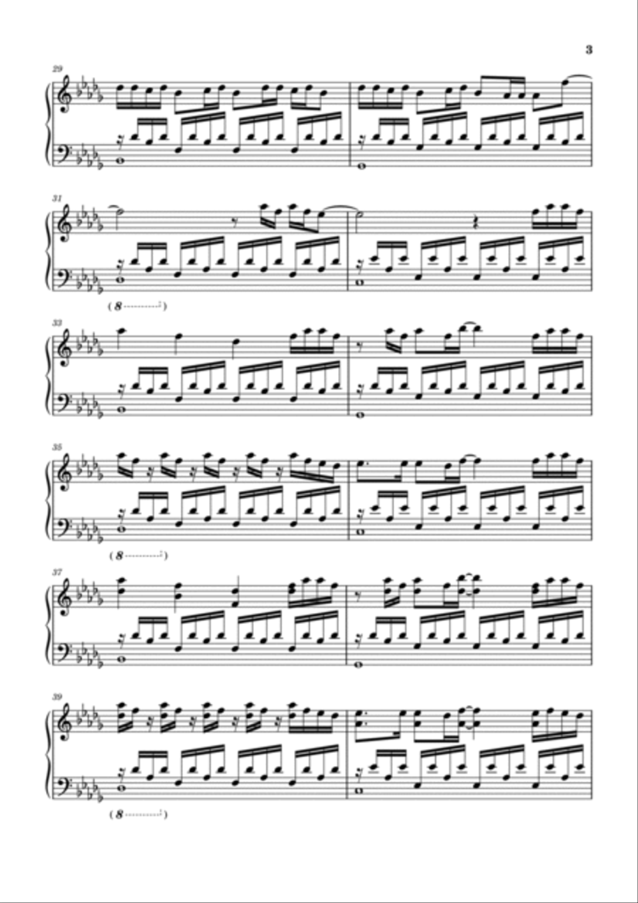 Try Try Piano Solo scores gallery preview page 3