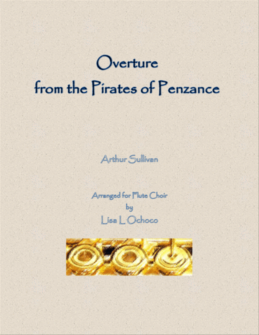 Overture from The Pirates of Penzance for Flute Choir Flute Choir scores gallery preview page 1