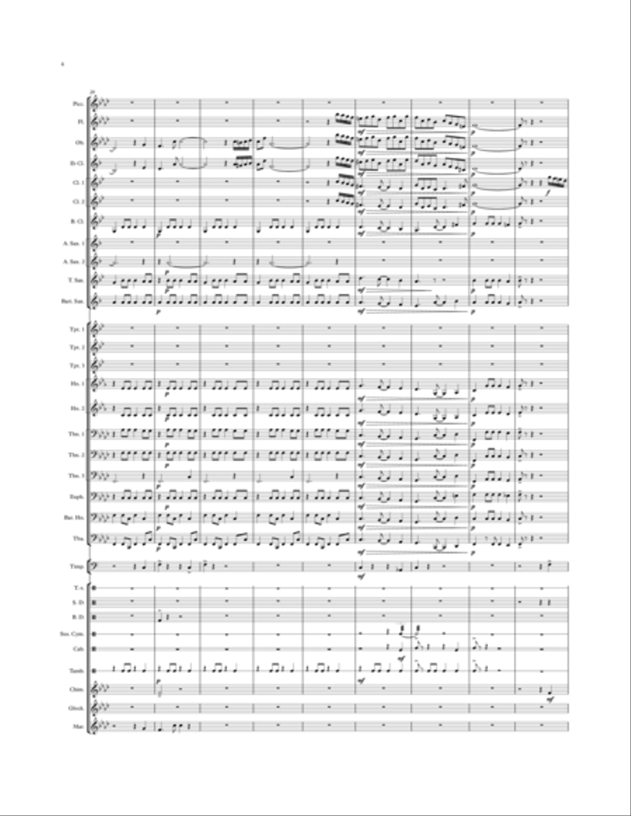 Black Tiger Concert Band scores gallery preview page 4