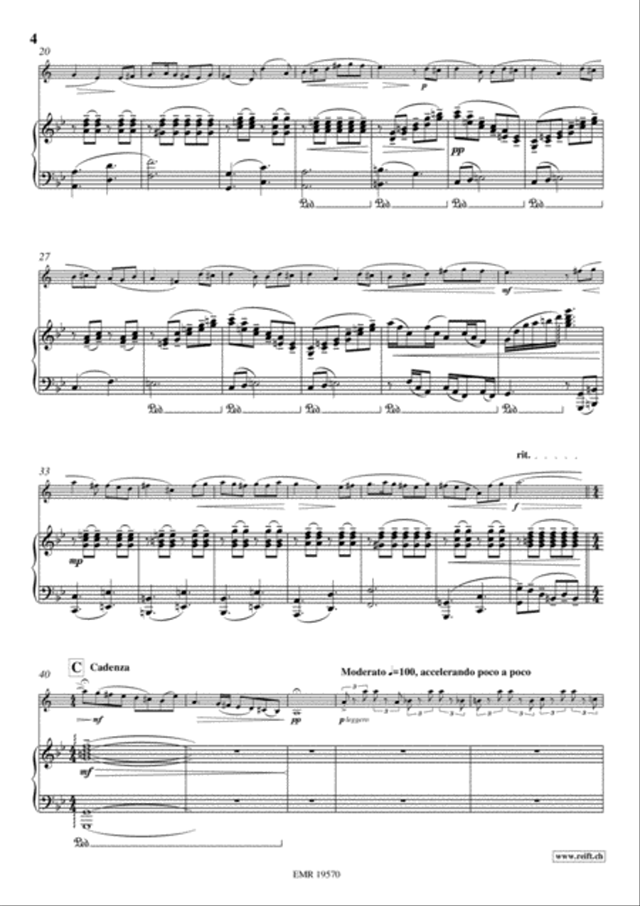 Prelude & Dances Clarinet Solo scores gallery preview page 4