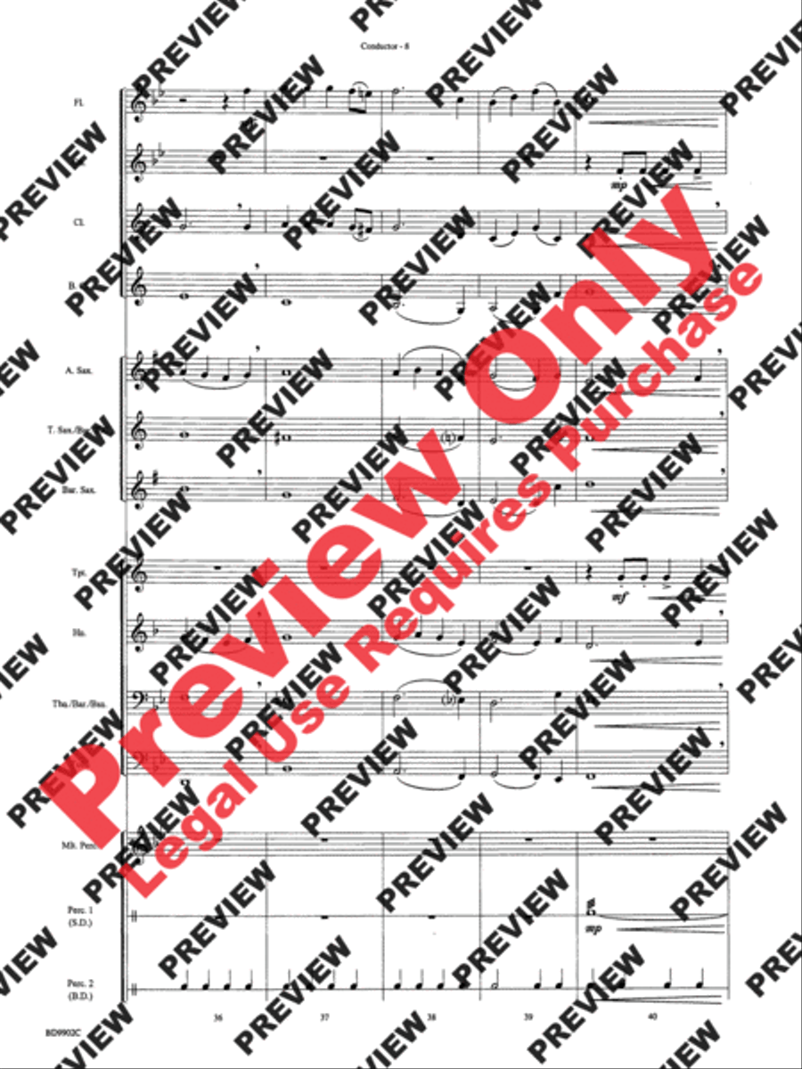 Then Come the Heroes Then Come the Heroes Concert Band scores gallery preview page 10