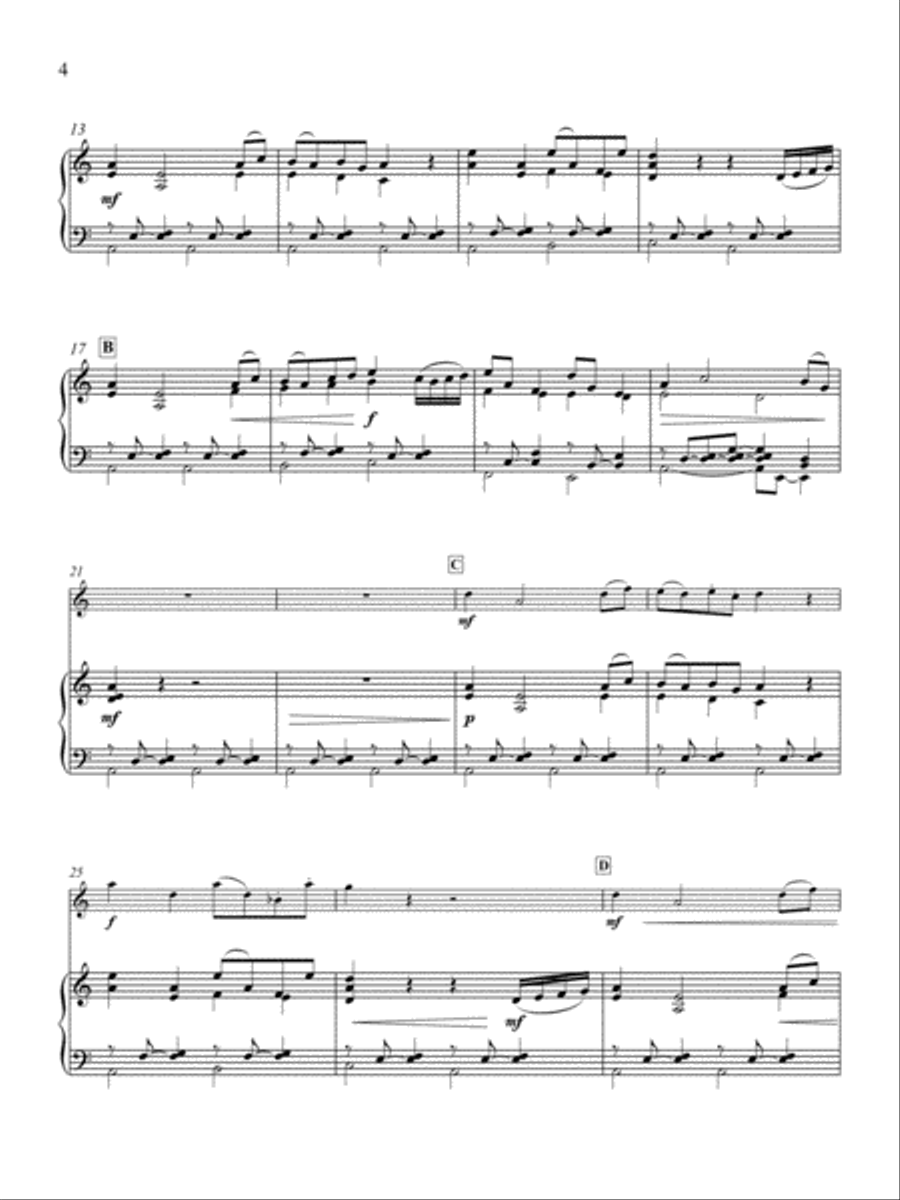 Short Pieces for Flute and Piano, Book 2: Intermediate Flute Solo scores gallery preview page 2