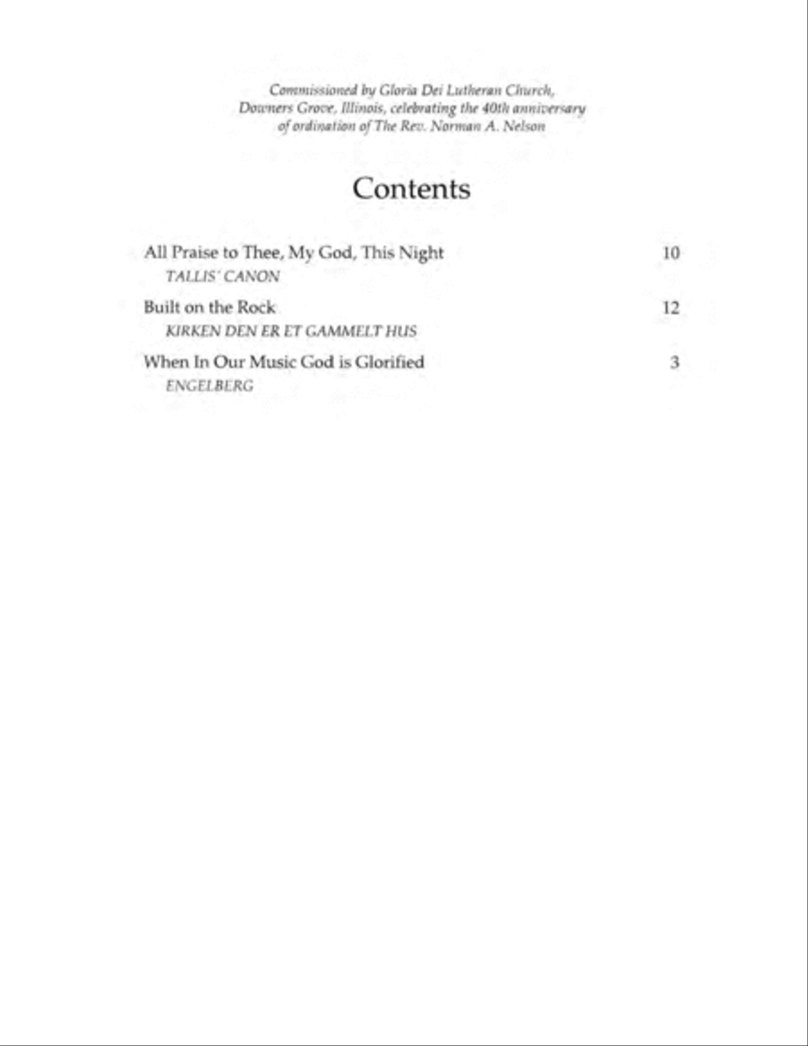 Three Hymns of Praise, Set 2 Organ scores gallery preview page 2