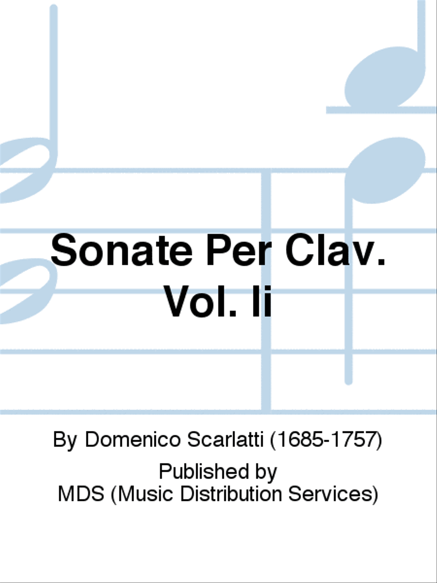 SONATE PER CLAV. VOL. II Piano Solo scores gallery preview page 1