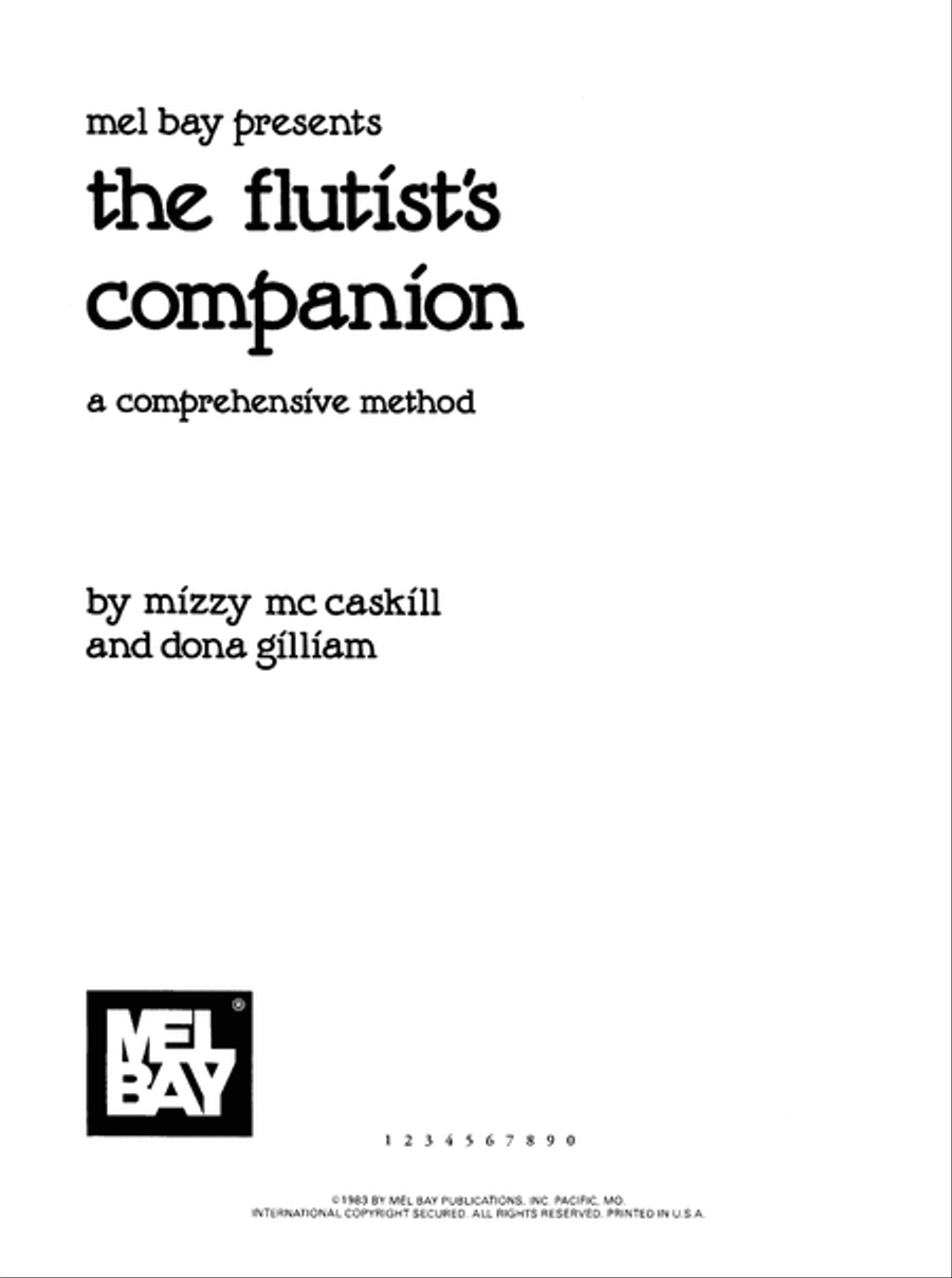 The Flutist's Companion Flute scores gallery preview page 2