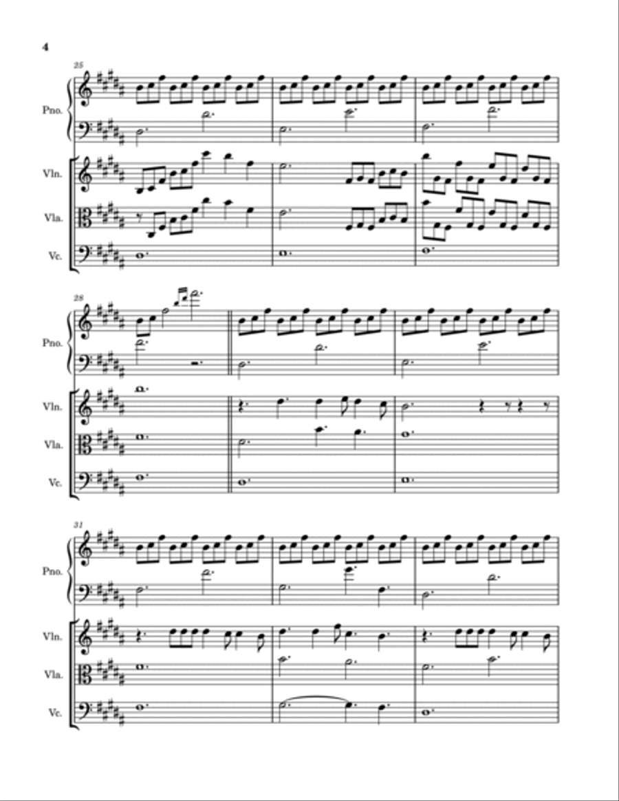 Sparkle Sparkle String Quartet scores gallery preview page 4