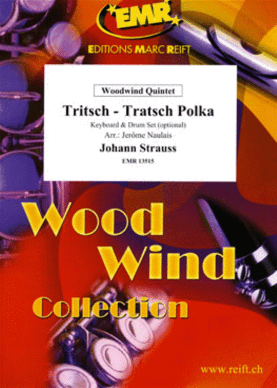 Tritsch-Tratsch Polka Woodwind Quintet scores gallery preview page 1