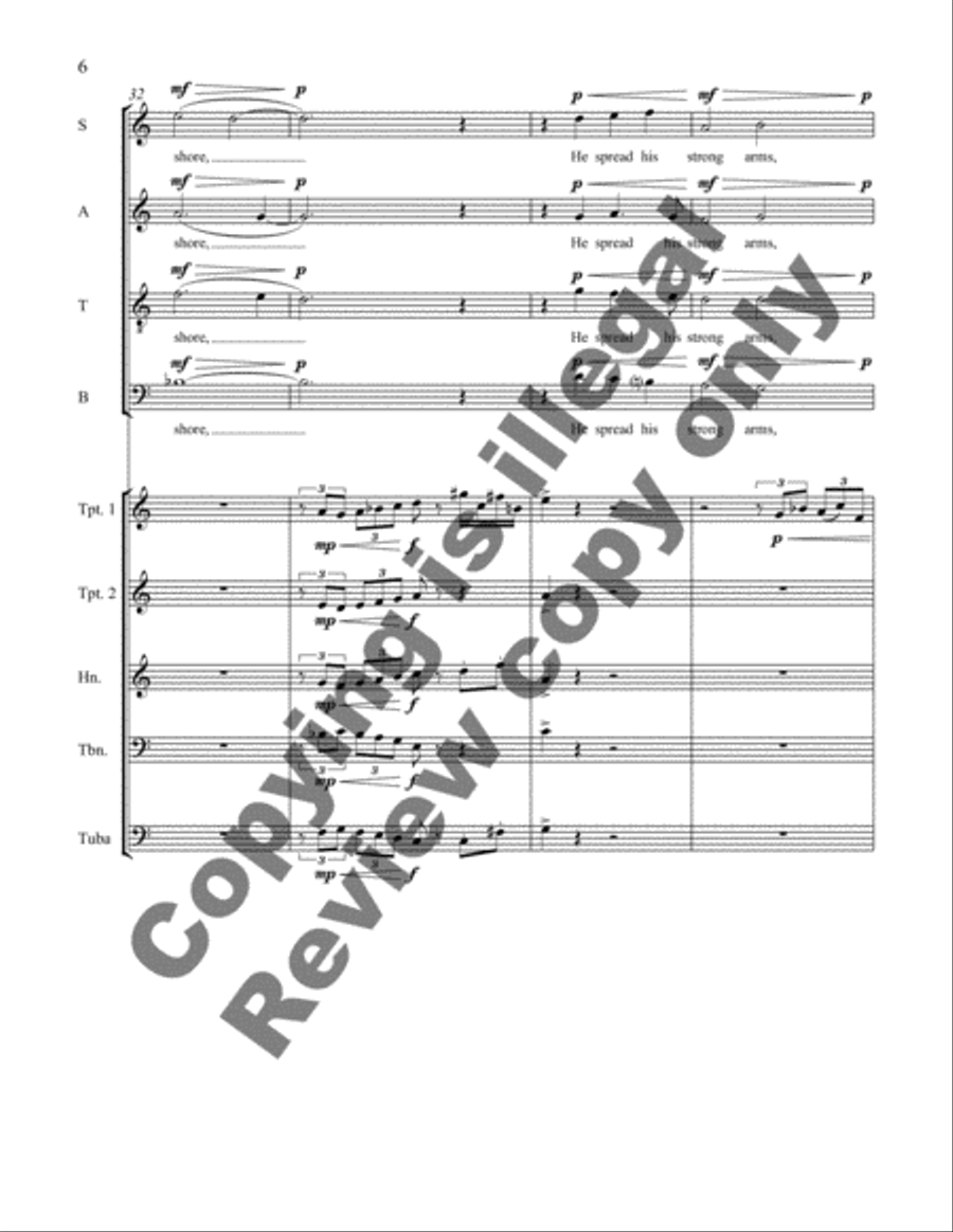 My Father's Gaze (Full Score) Choir scores gallery preview page 6