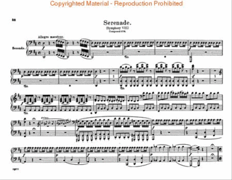 12 Symphonies - Book 2: Nos. 7-12 1 Piano, 4-Hands scores gallery preview page 4