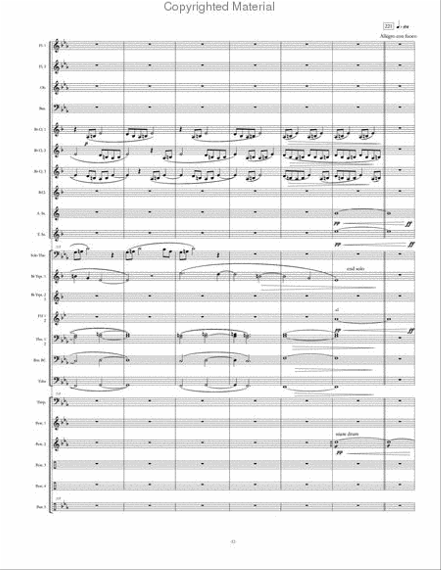 Seminar Seminar Concert Band scores gallery preview page 33