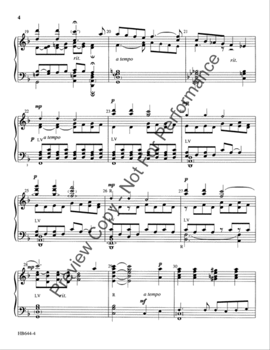 Once In Royal David's City - Buckwalter 5-Octaves scores gallery preview page 5