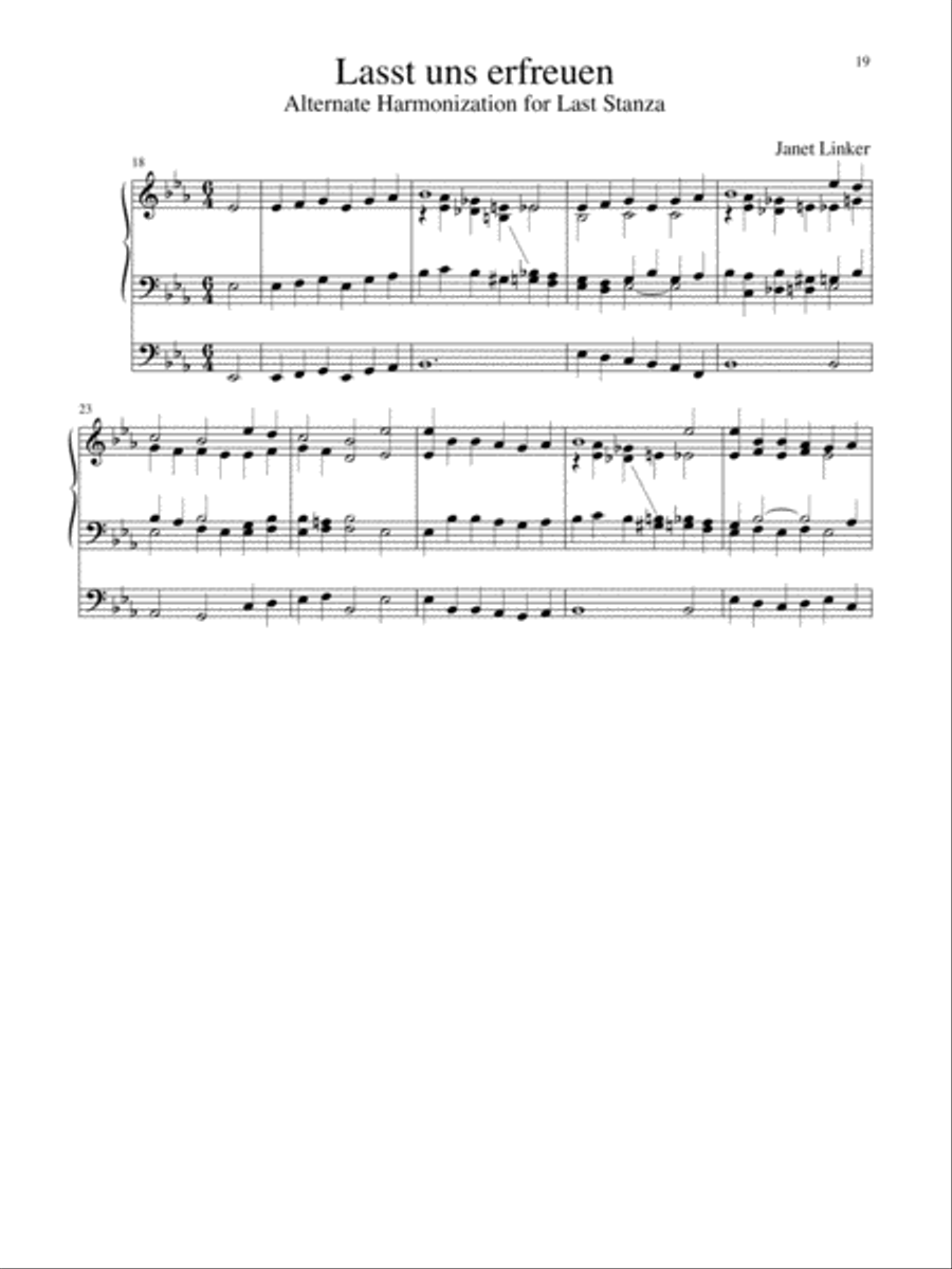 Variations on All Creatures of Our God and King Organ scores gallery preview page 9