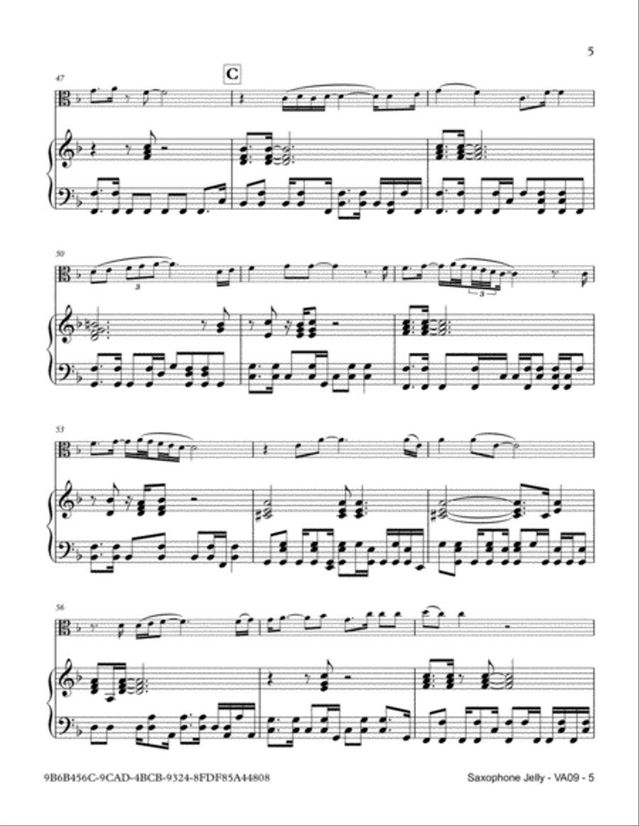 Saxophone Jelly Saxophone Jelly Saxophone scores gallery preview page 5