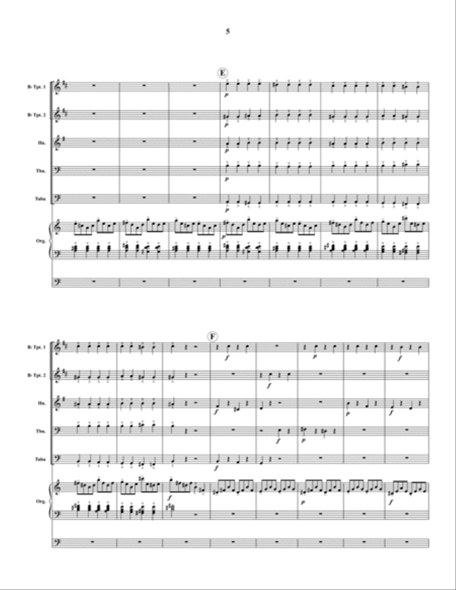 Sonata No. 7 Organ scores gallery preview page 5