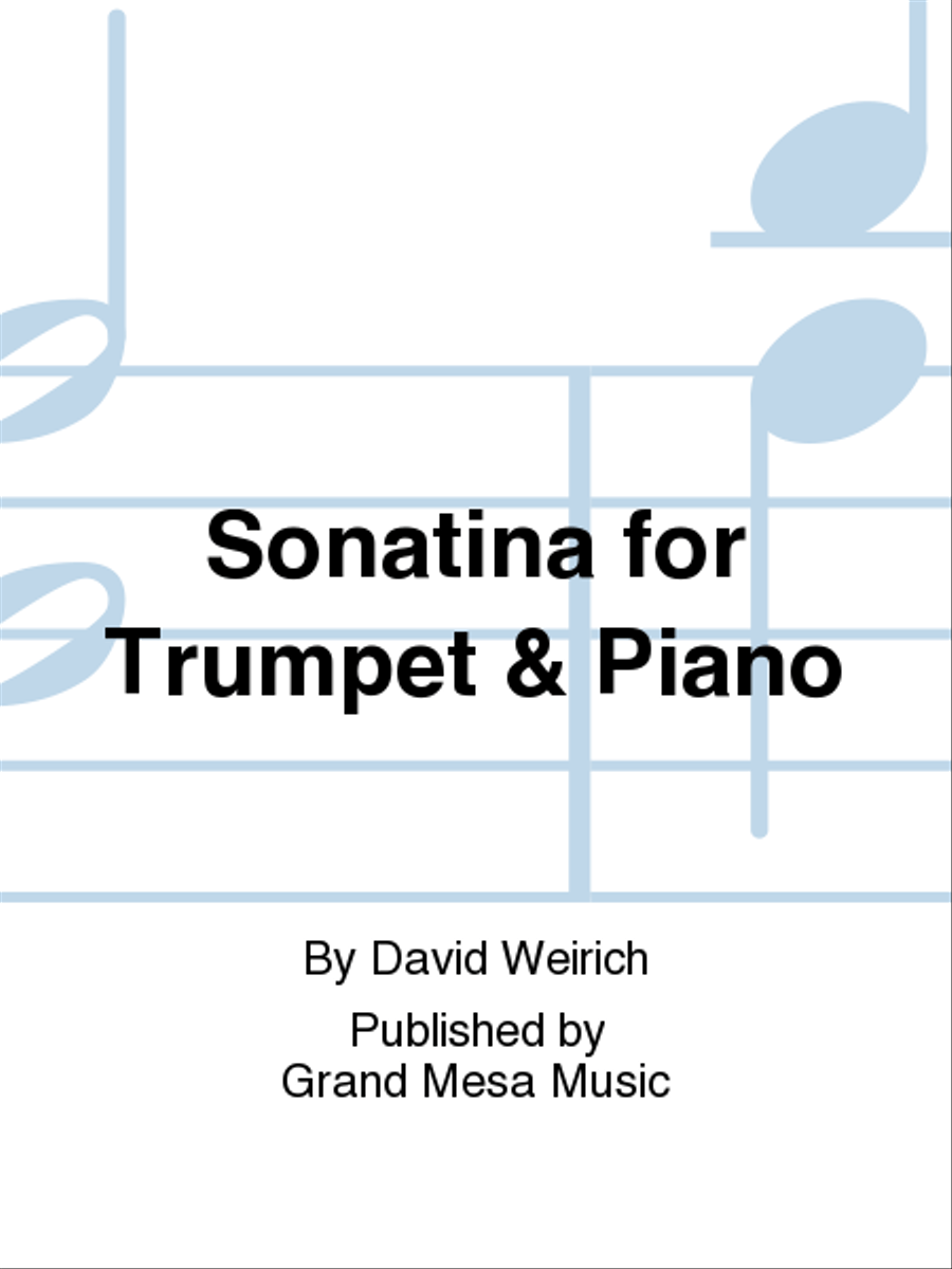 Sonatina for Trumpet & Piano Trumpet Solo scores gallery preview page 1